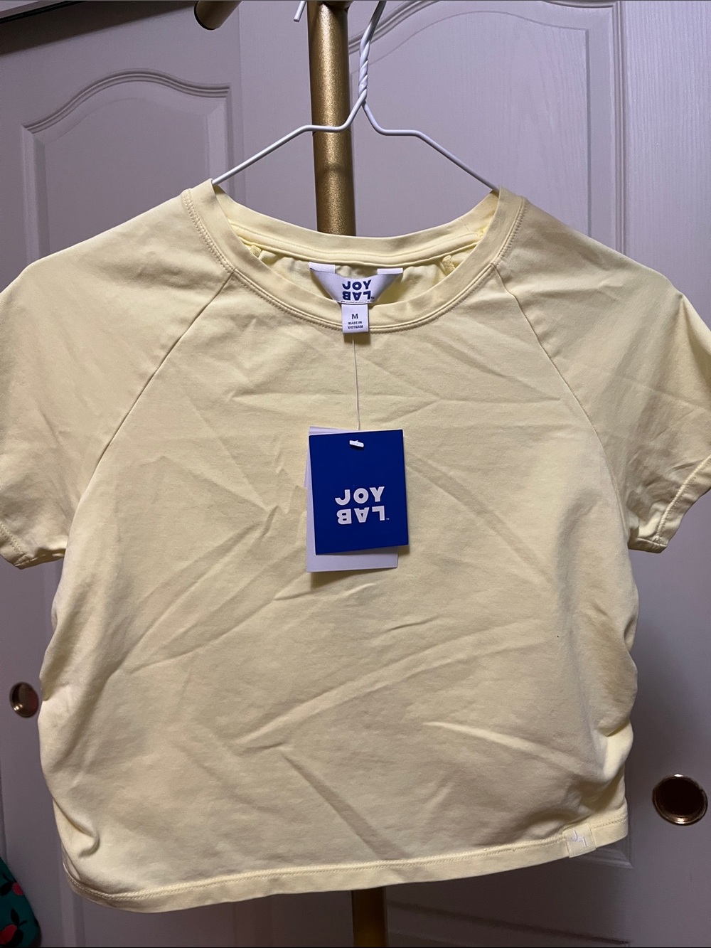 NEW JoyLab Cropped Fit Short Sleeve Sz M Womens